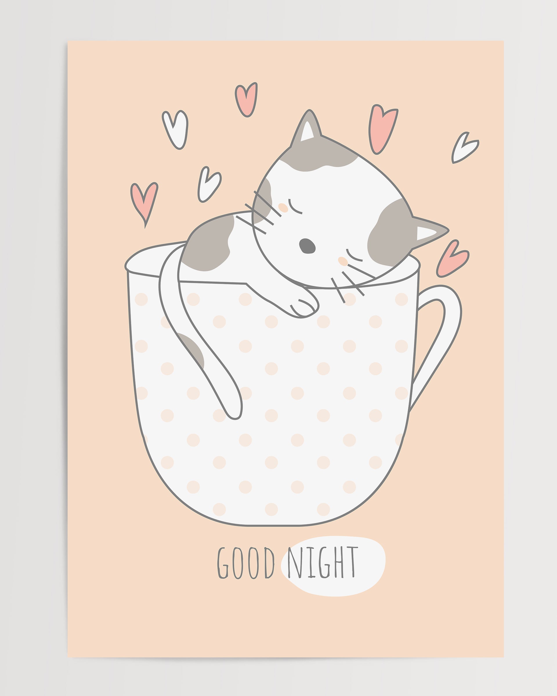 Kitty Good Night The Poster Square
